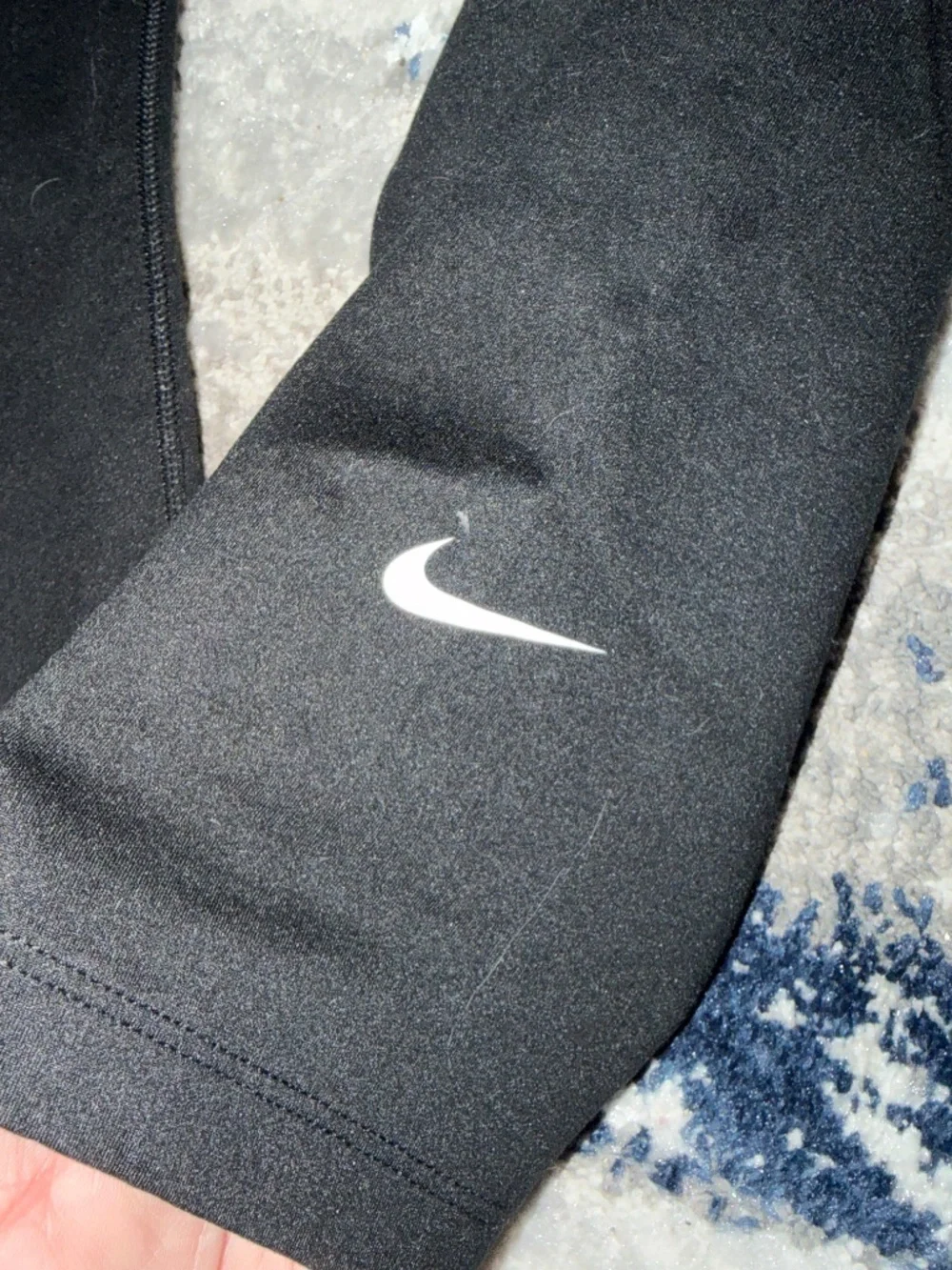 Nike Women's XXL Dri-FIT Black Full Length Athletic Leggings Swoosh